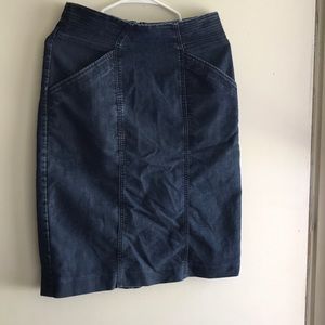 Denim skirt!